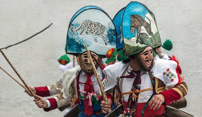 Carnival In Galicia On The Camino002