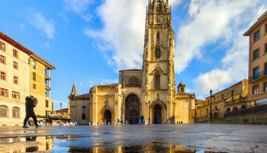 Oviedo. First stage on Camino Primitivo